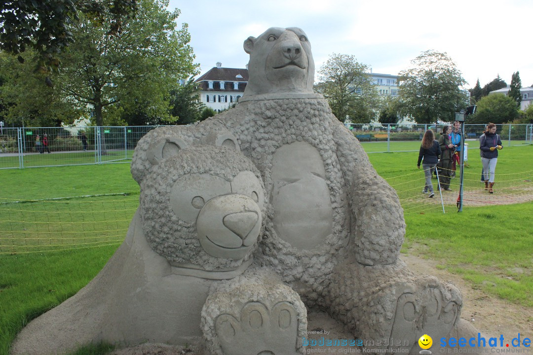 Sandfiguren: Rorschach am Bodensee, 06.09.2015