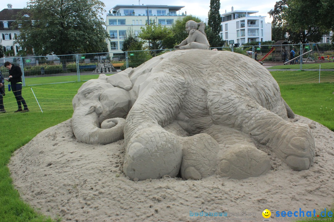 Sandfiguren: Rorschach am Bodensee, 06.09.2015