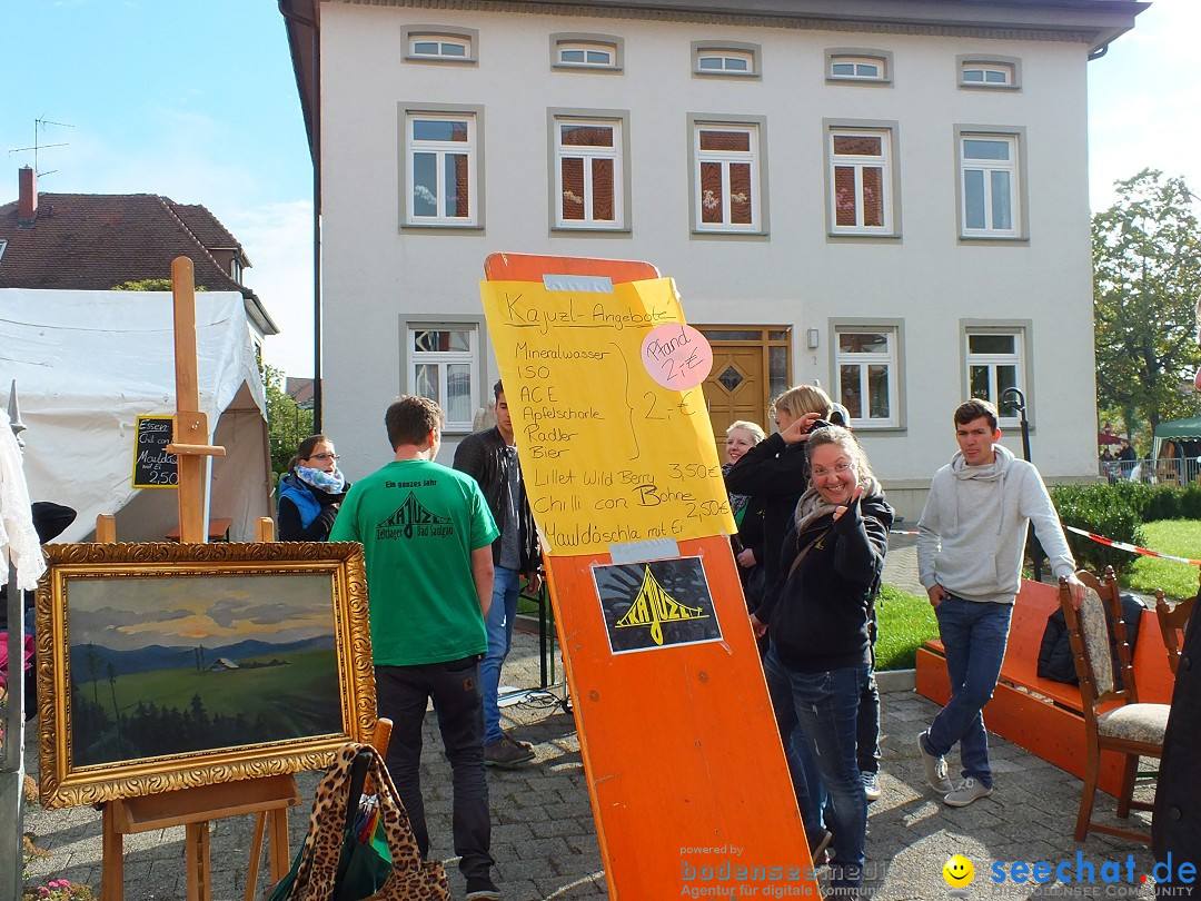 Flohmarkt in Bad-Saulgau am Bodensee, 19.09.2015