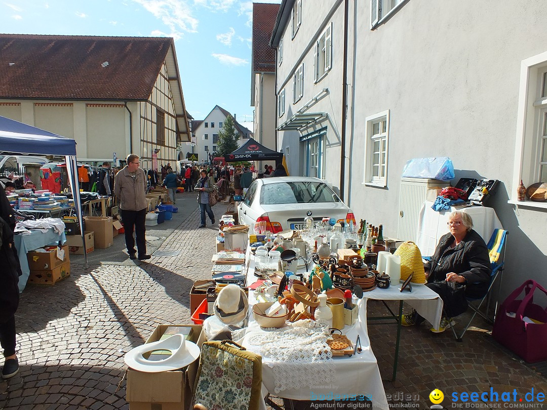 Flohmarkt in Bad-Saulgau am Bodensee, 19.09.2015