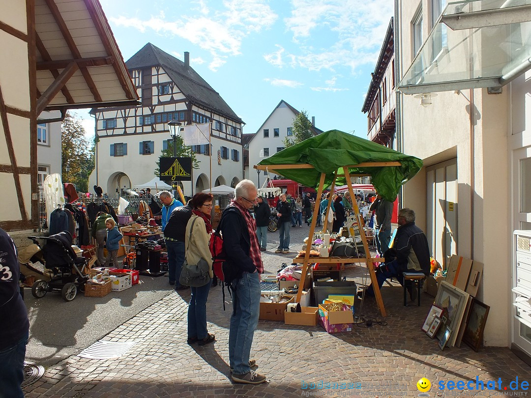 Flohmarkt in Bad-Saulgau am Bodensee, 19.09.2015