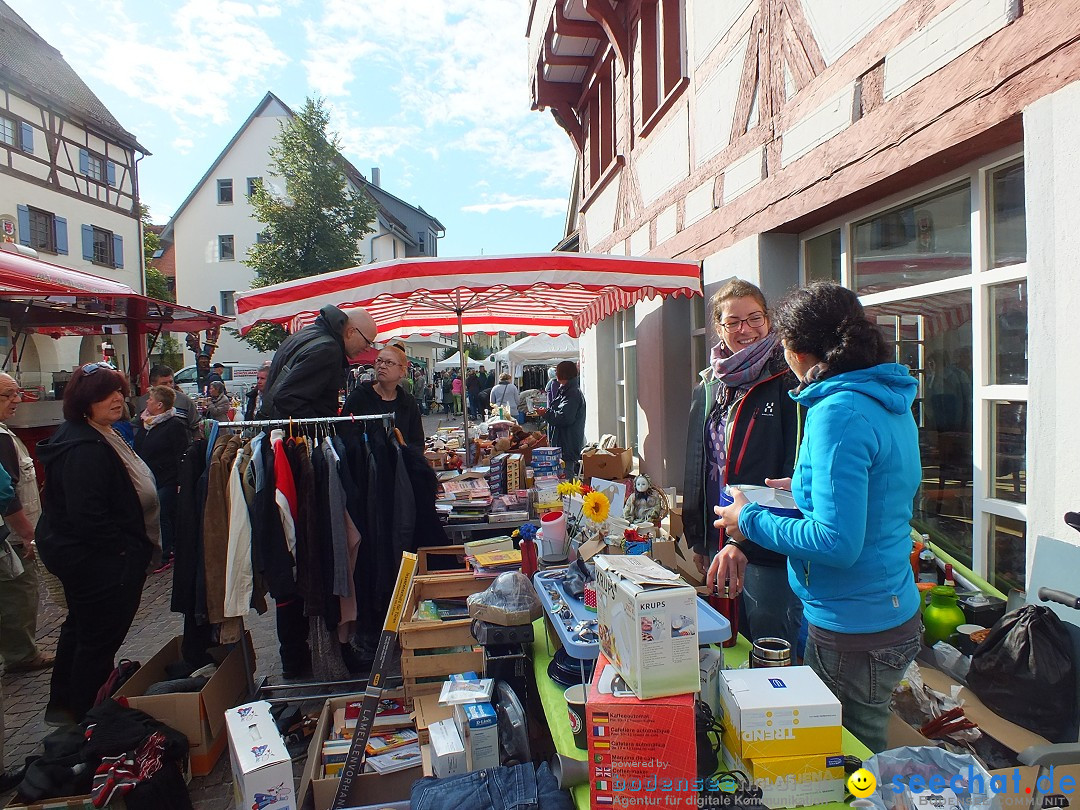 Flohmarkt in Bad-Saulgau am Bodensee, 19.09.2015