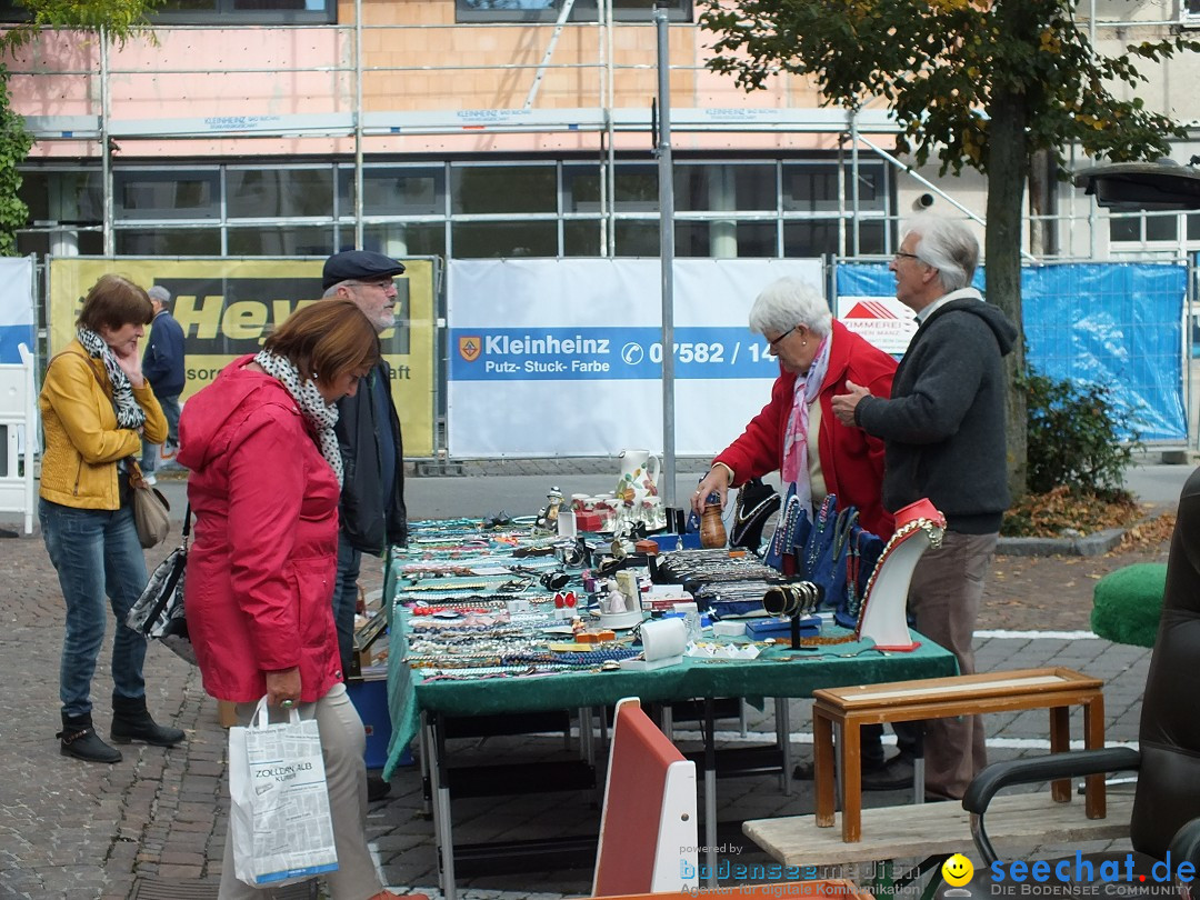 Flohmarkt in Bad-Saulgau am Bodensee, 19.09.2015