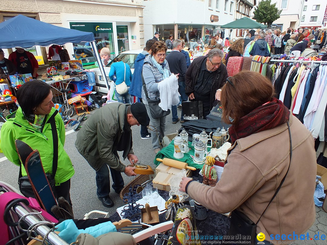 Flohmarkt in Bad-Saulgau am Bodensee, 19.09.2015