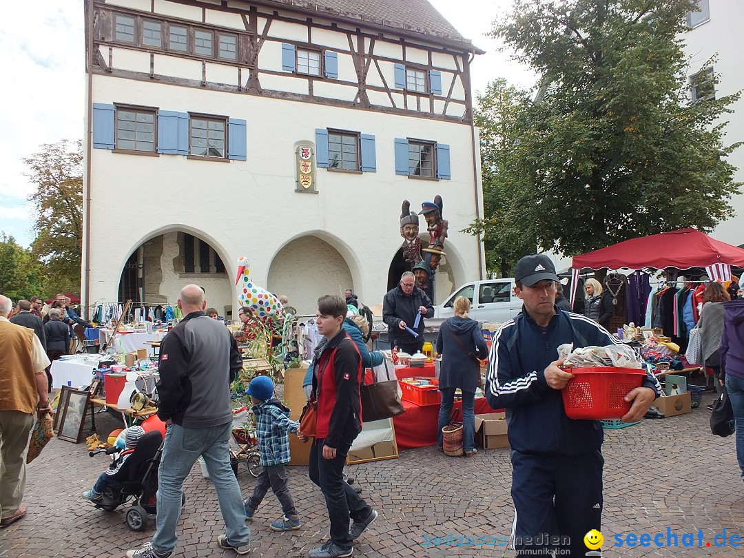 Flohmarkt in Bad-Saulgau am Bodensee, 19.09.2015