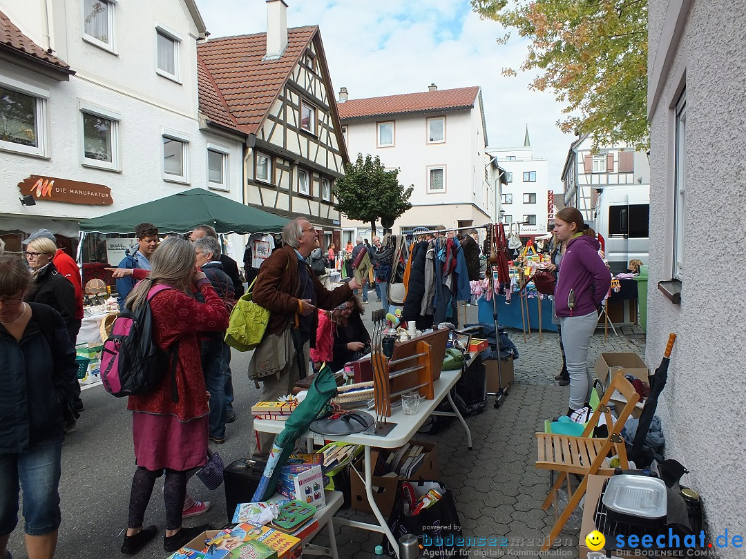 Flohmarkt in Bad-Saulgau am Bodensee, 19.09.2015