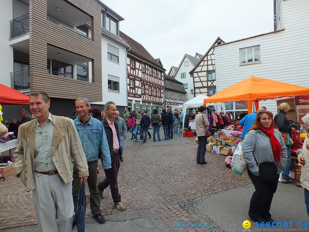 Flohmarkt in Bad-Saulgau am Bodensee, 19.09.2015