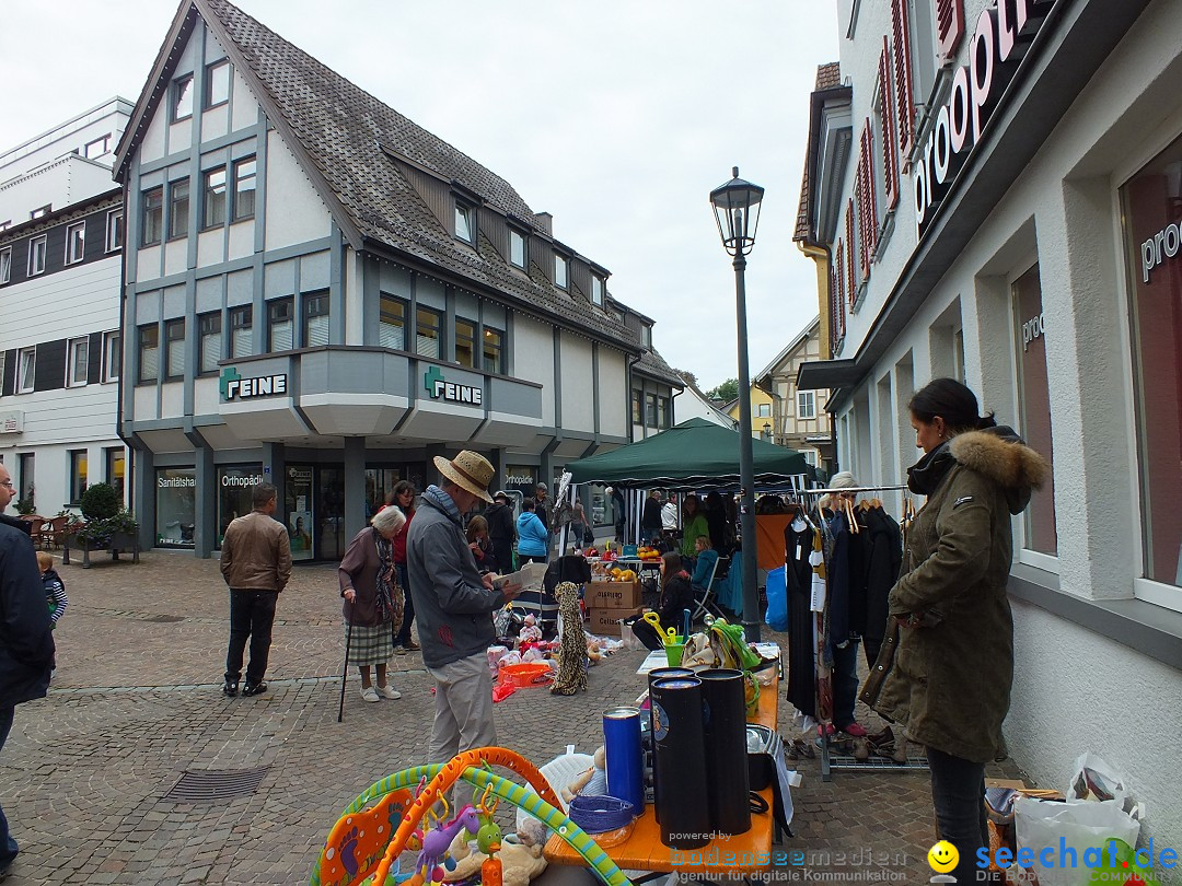 Flohmarkt in Bad-Saulgau am Bodensee, 19.09.2015