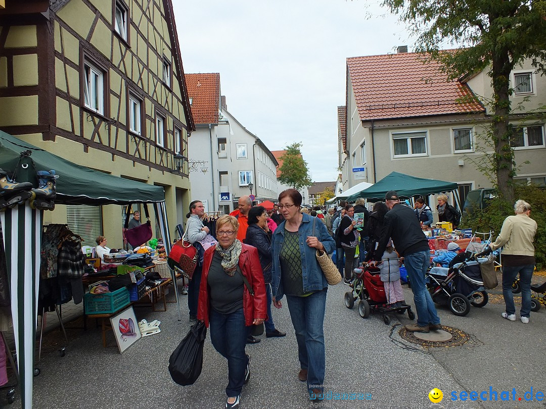 Flohmarkt in Bad-Saulgau am Bodensee, 19.09.2015