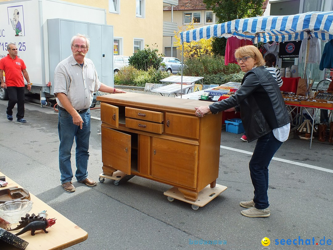 Flohmarkt in Bad-Saulgau am Bodensee, 19.09.2015