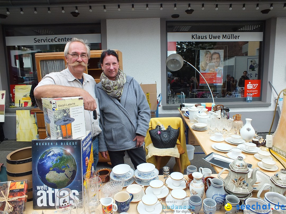 Flohmarkt in Bad-Saulgau am Bodensee, 19.09.2015