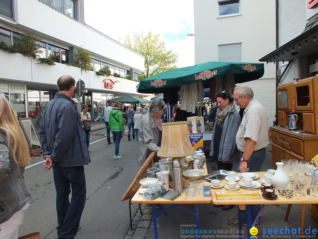 Flohmarkt in Bad-Saulgau am Bodensee, 19.09.2015