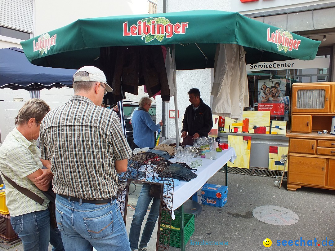 Flohmarkt in Bad-Saulgau am Bodensee, 19.09.2015