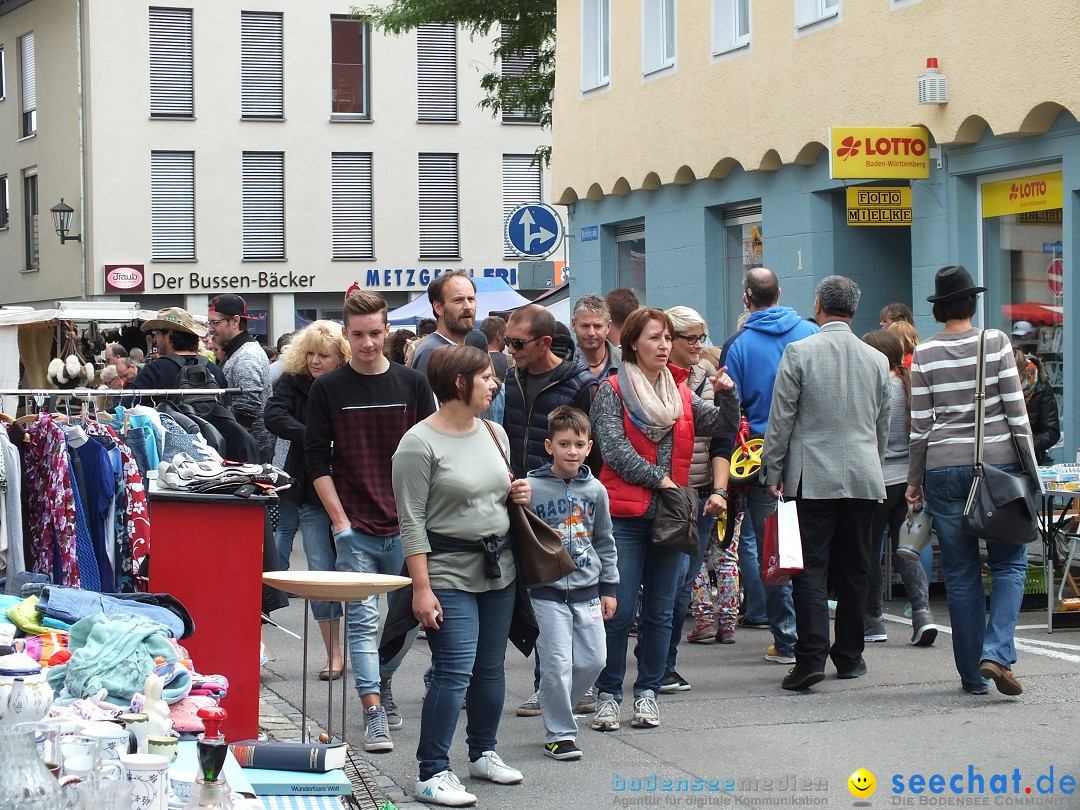 Flohmarkt in Bad-Saulgau am Bodensee, 19.09.2015