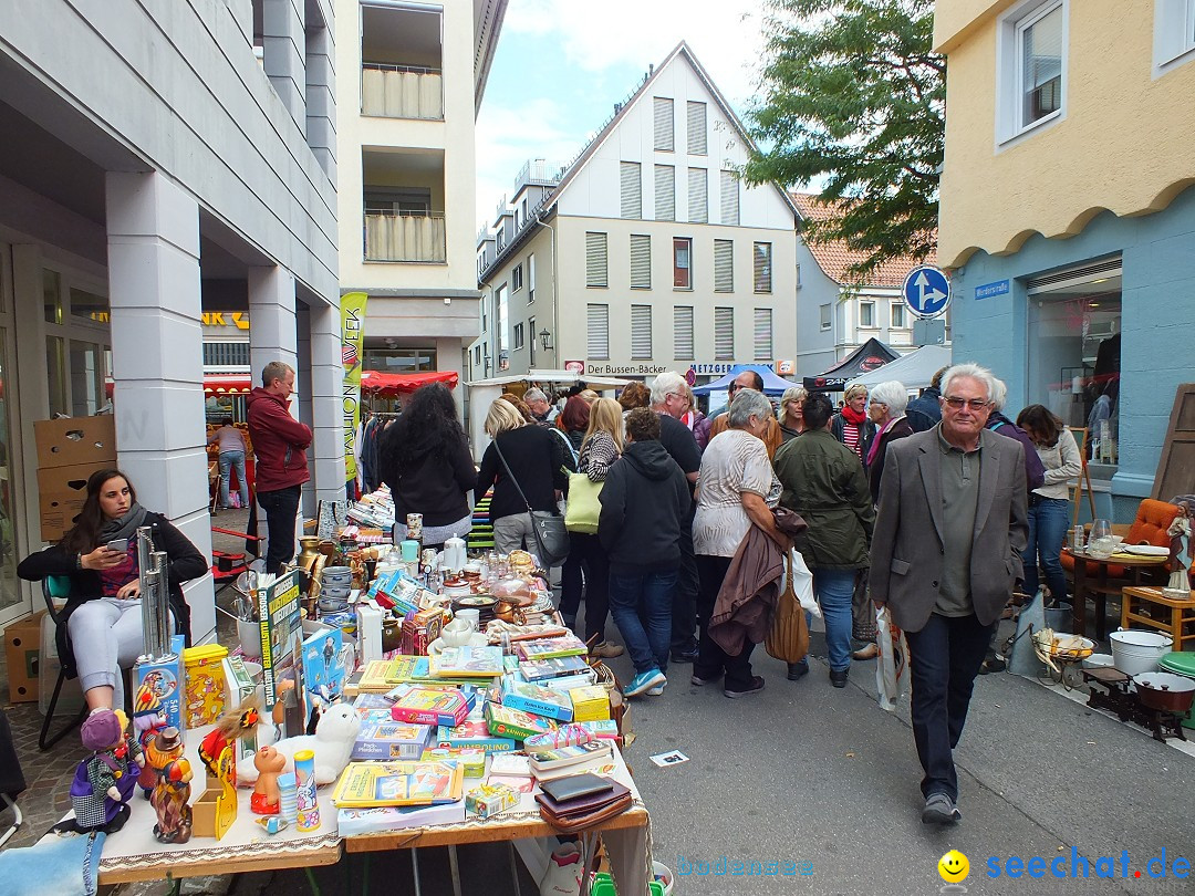 Flohmarkt in Bad-Saulgau am Bodensee, 19.09.2015