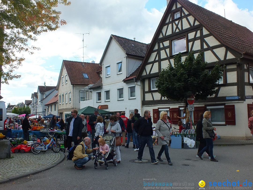 Flohmarkt in Bad-Saulgau am Bodensee, 19.09.2015