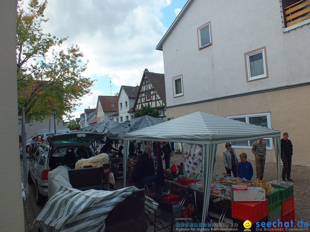 Flohmarkt in Bad-Saulgau am Bodensee, 19.09.2015