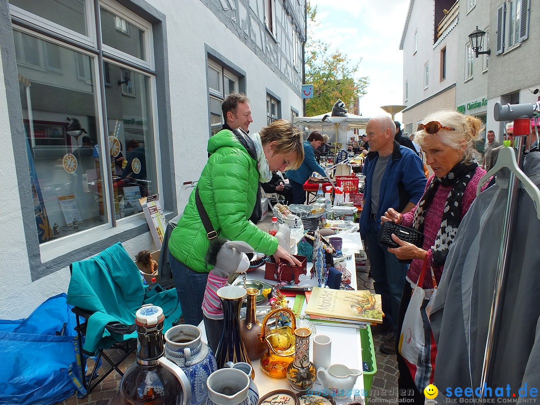 Flohmarkt in Bad-Saulgau am Bodensee, 19.09.2015