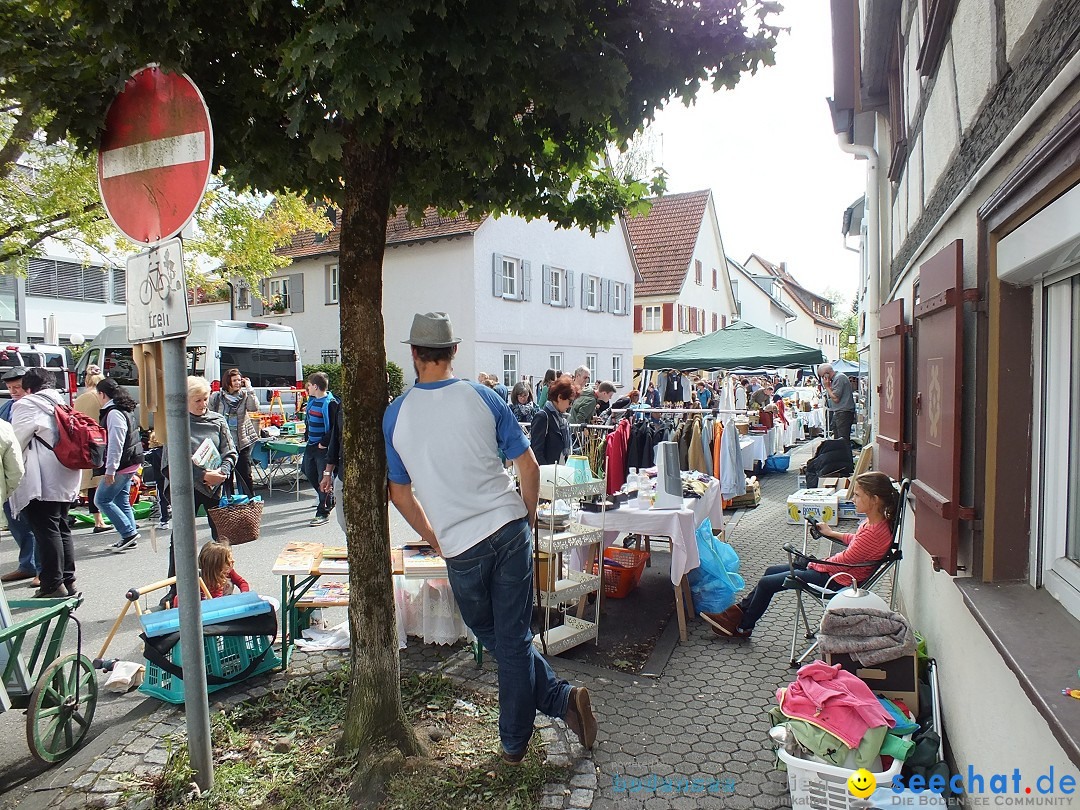 Flohmarkt in Bad-Saulgau am Bodensee, 19.09.2015