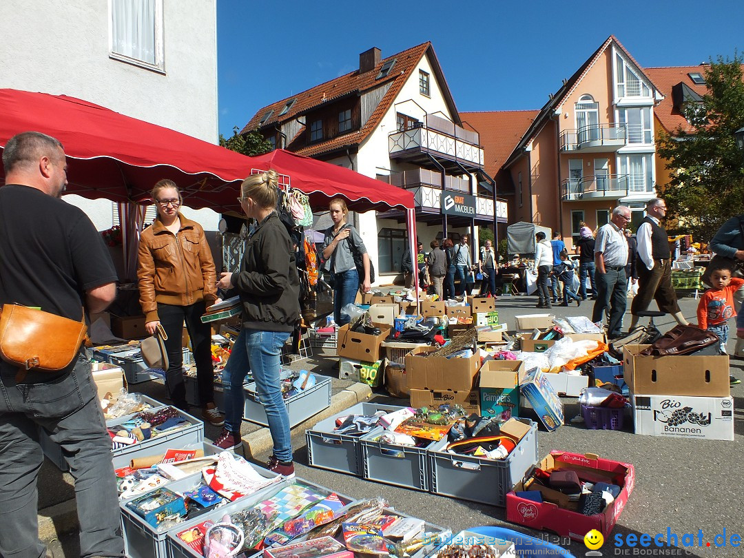 Flohmarkt in Bad-Saulgau am Bodensee, 19.09.2015