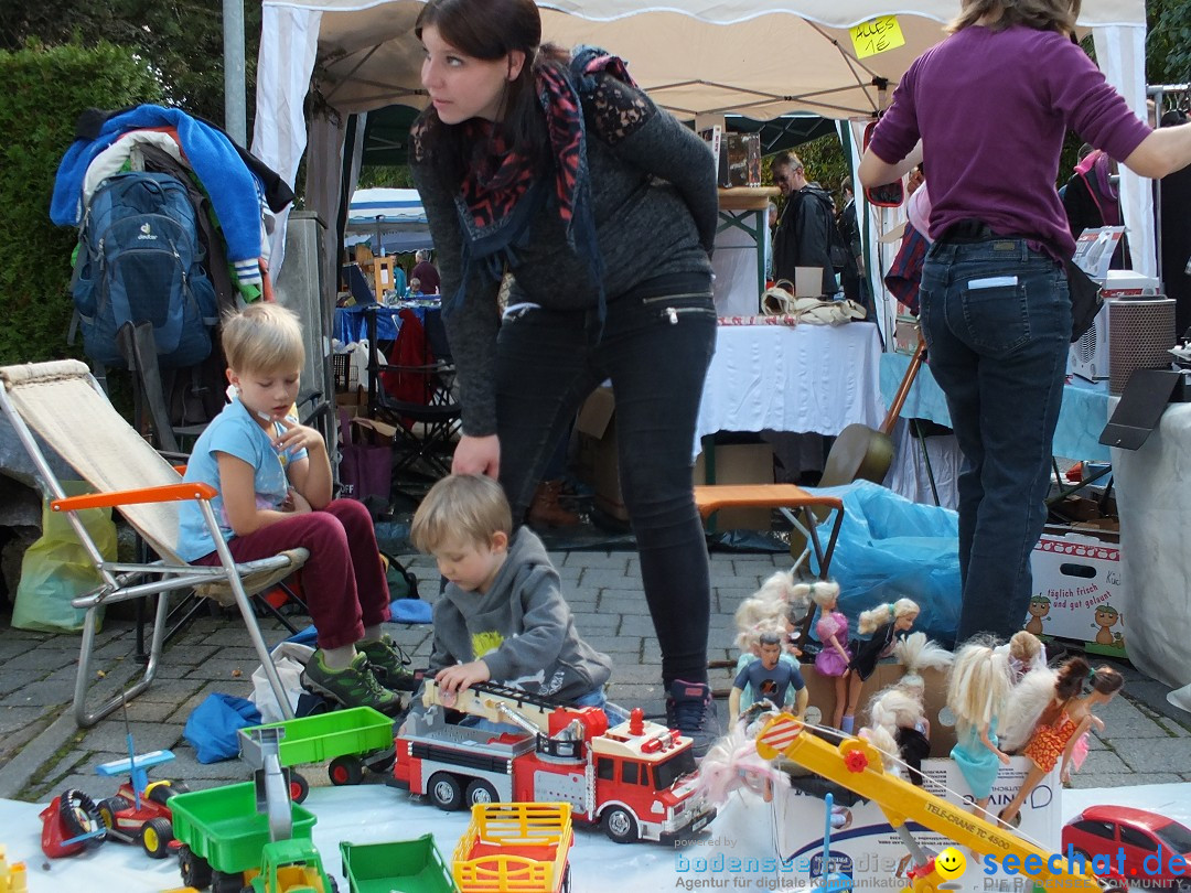 Flohmarkt in Bad-Saulgau am Bodensee, 19.09.2015