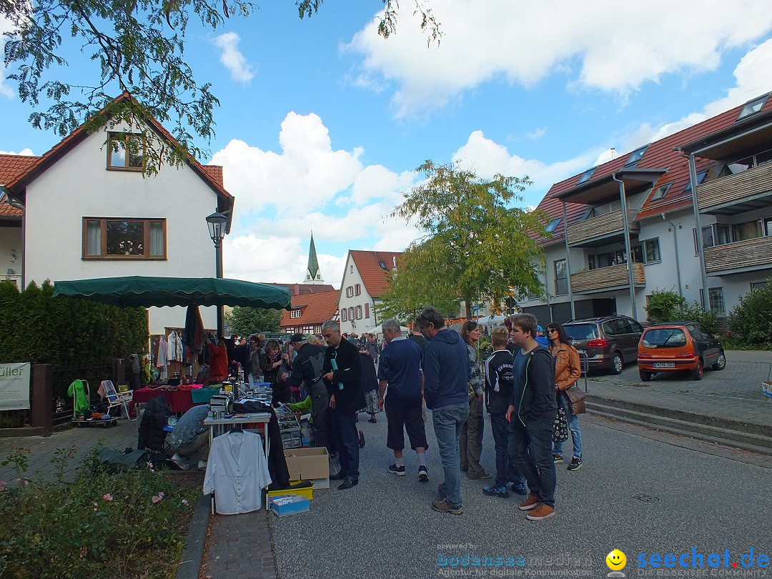 Flohmarkt in Bad-Saulgau am Bodensee, 19.09.2015