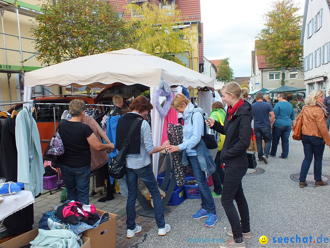 Flohmarkt in Bad-Saulgau am Bodensee, 19.09.2015