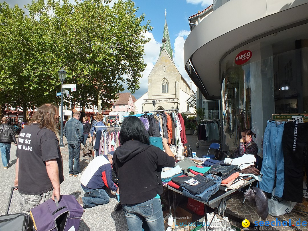 Flohmarkt in Bad-Saulgau am Bodensee, 19.09.2015