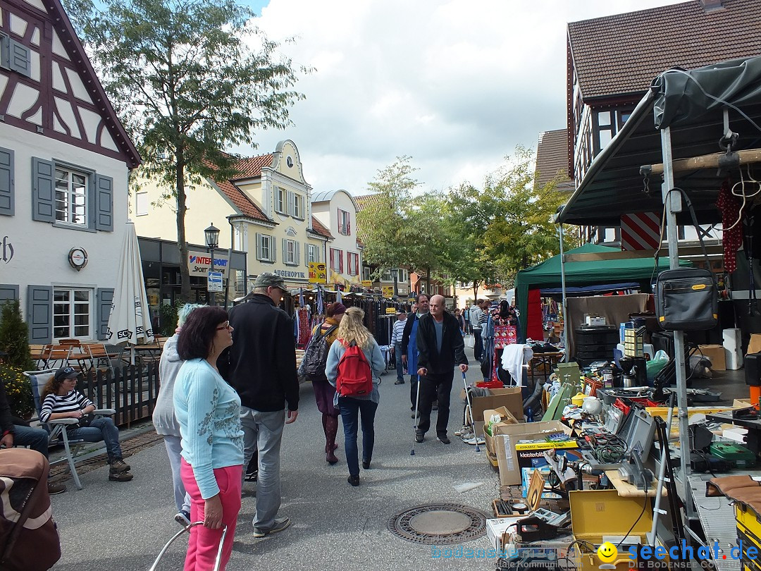 Flohmarkt in Bad-Saulgau am Bodensee, 19.09.2015