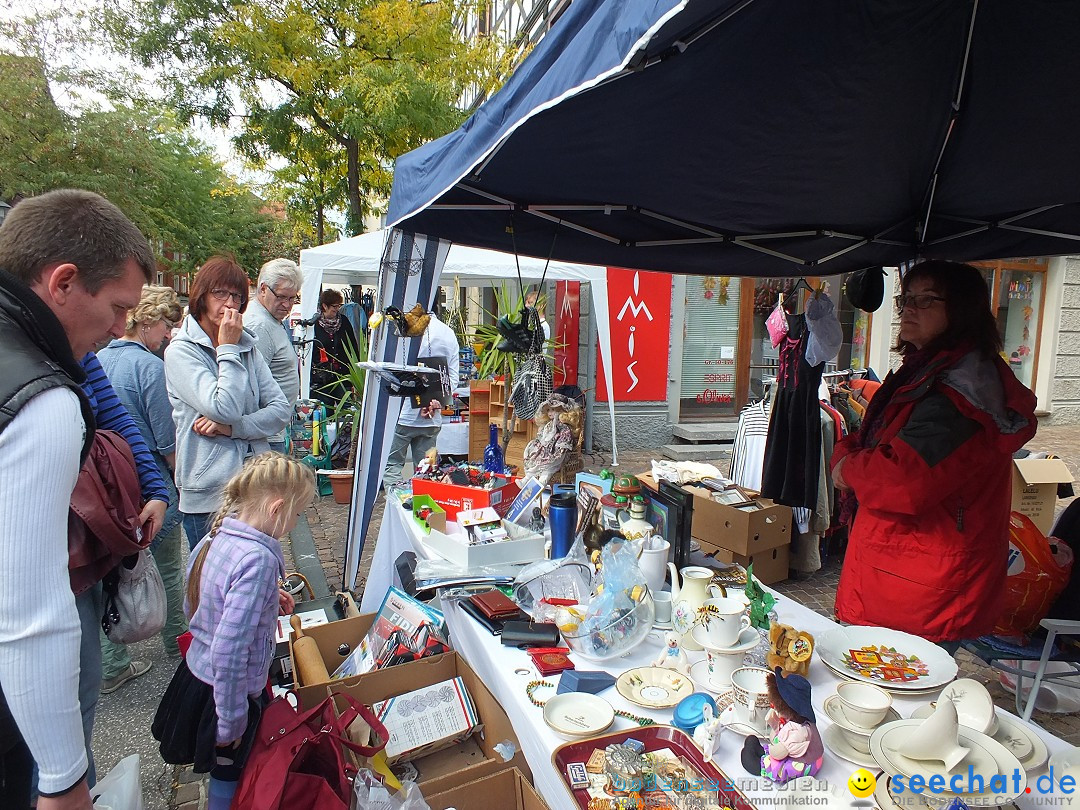 Flohmarkt in Bad-Saulgau am Bodensee, 19.09.2015