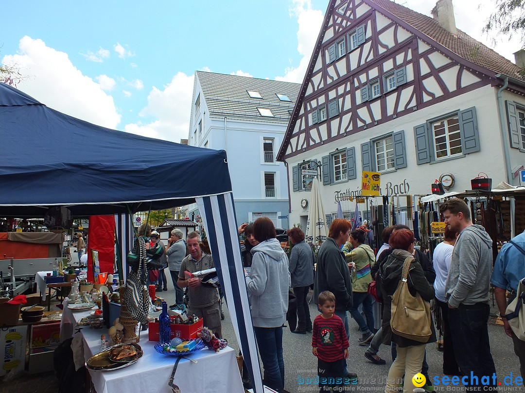 Flohmarkt in Bad-Saulgau am Bodensee, 19.09.2015