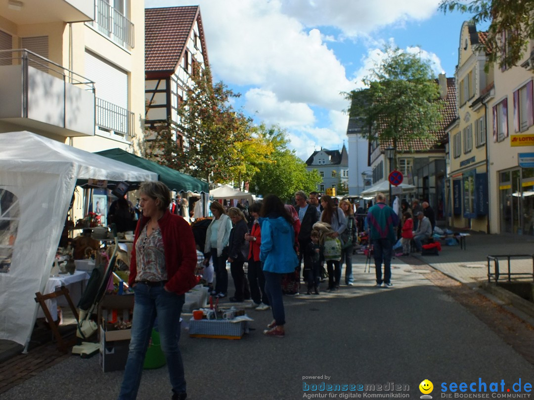 Flohmarkt in Bad-Saulgau am Bodensee, 19.09.2015