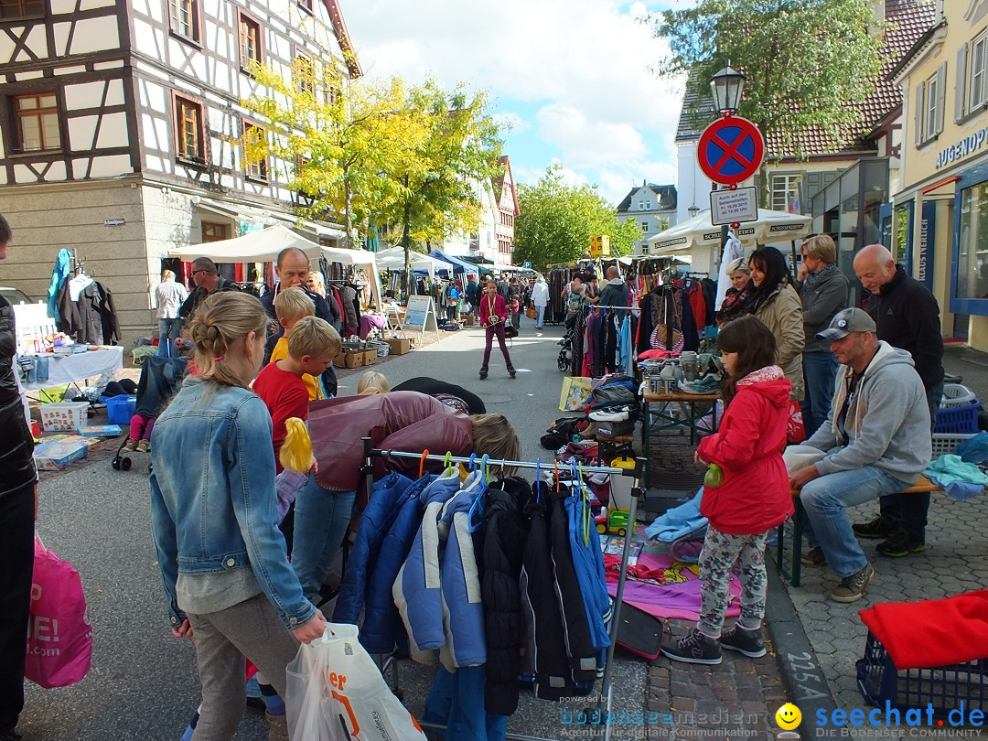 Flohmarkt in Bad-Saulgau am Bodensee, 19.09.2015