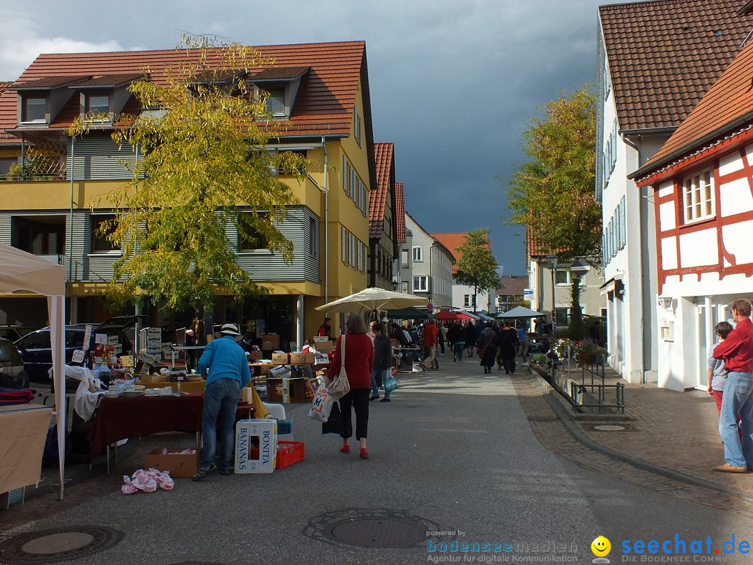 Flohmarkt in Bad-Saulgau am Bodensee, 19.09.2015