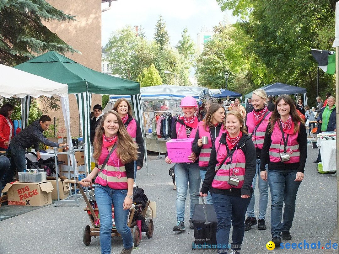 Flohmarkt in Bad-Saulgau am Bodensee, 19.09.2015