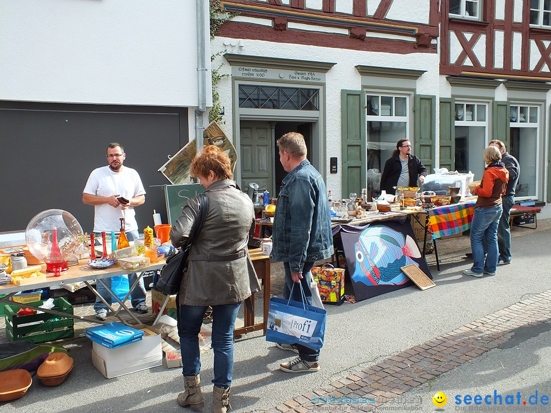 Flohmarkt in Bad-Saulgau am Bodensee, 19.09.2015