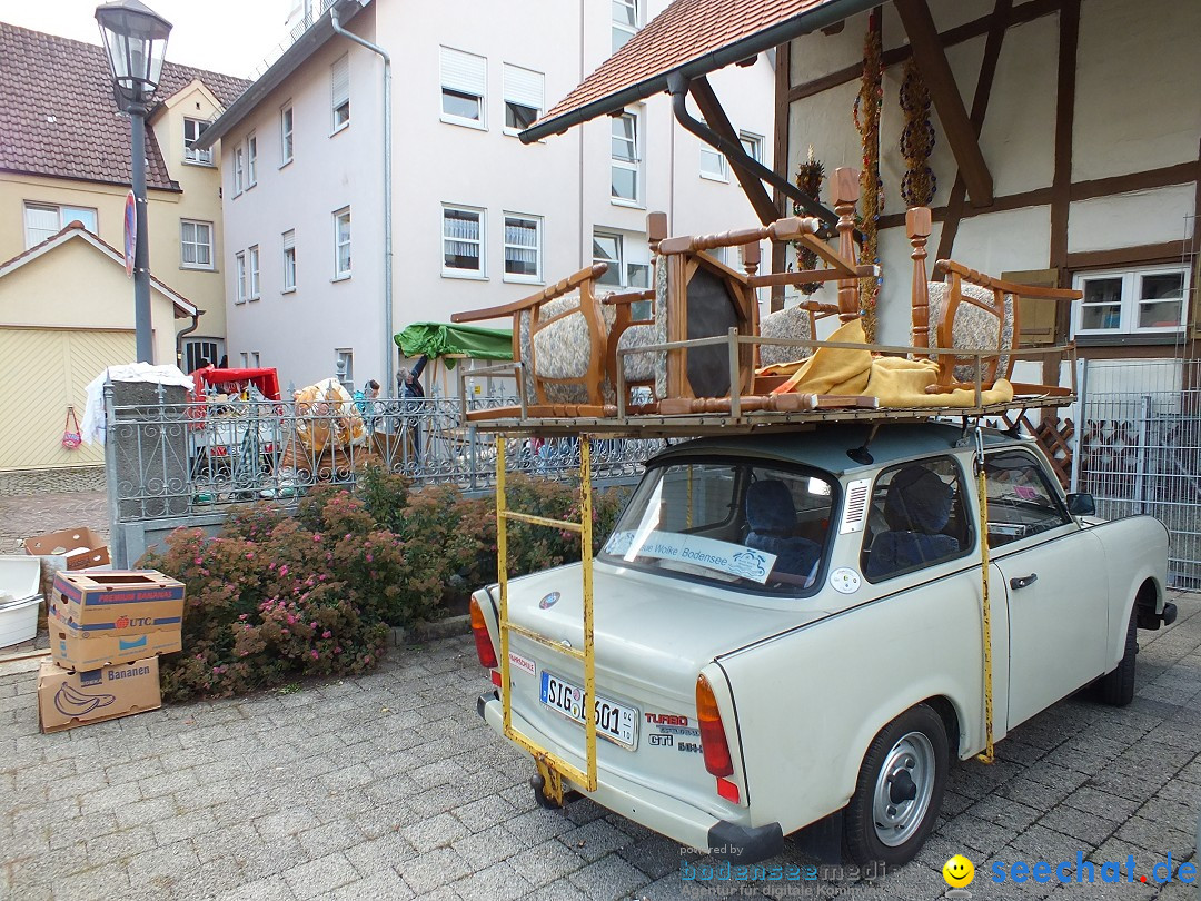 Flohmarkt in Bad-Saulgau am Bodensee, 19.09.2015