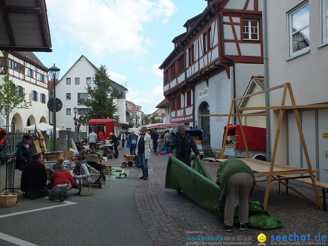 Flohmarkt in Bad-Saulgau am Bodensee, 19.09.2015