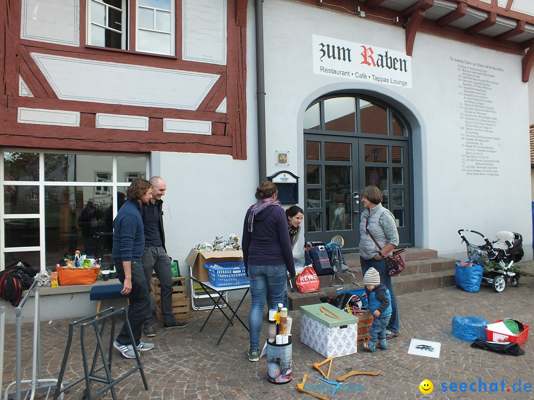 Flohmarkt in Bad-Saulgau am Bodensee, 19.09.2015