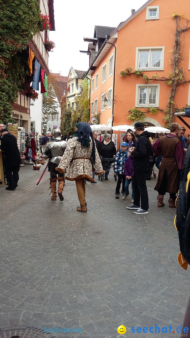 Historischen Markttreiben zu Meersburg: Meersburg am Bodensee, 10.10.2015