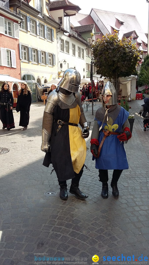 Historischen Markttreiben zu Meersburg: Meersburg am Bodensee, 10.10.2015