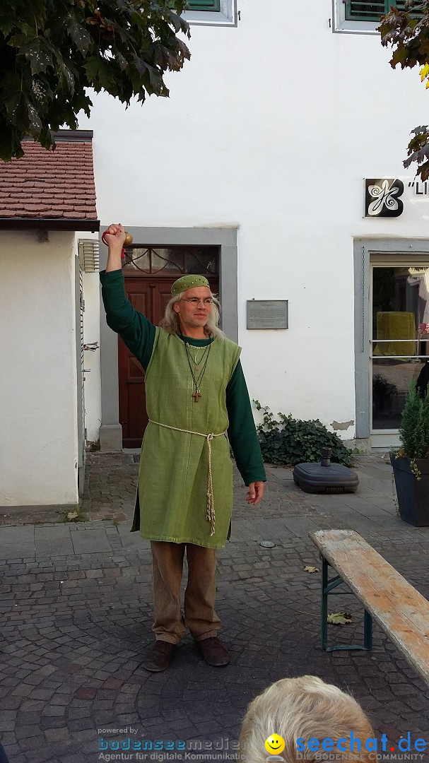 Historischen Markttreiben zu Meersburg: Meersburg am Bodensee, 10.10.2015