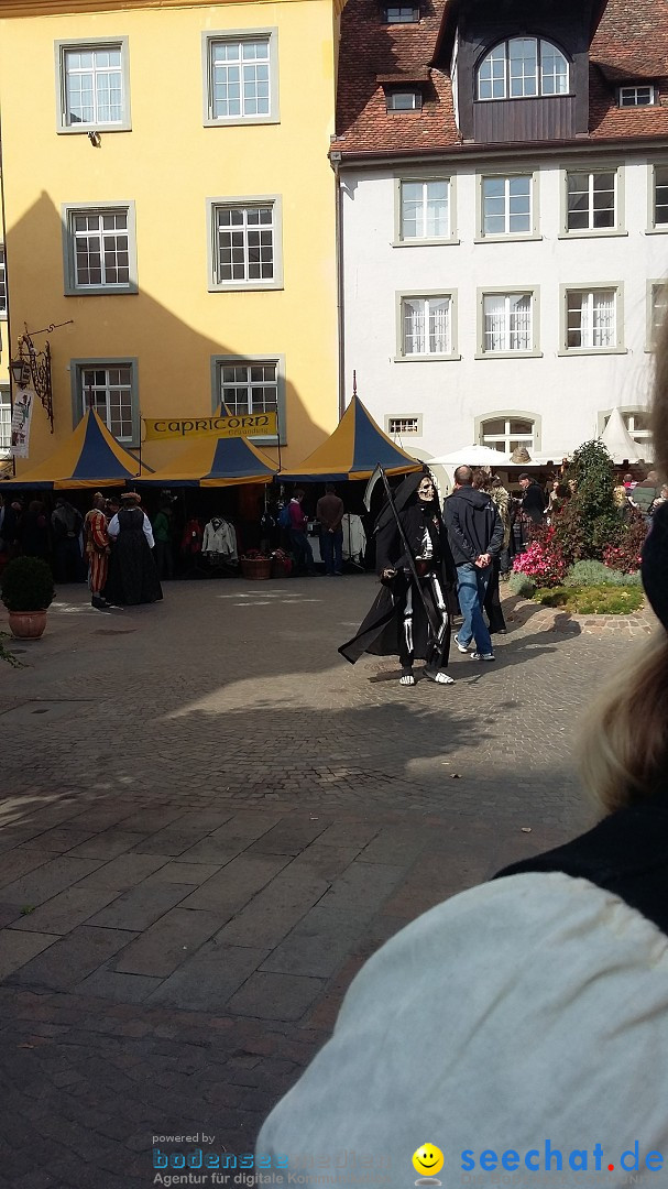 Historischen Markttreiben zu Meersburg: Meersburg am Bodensee, 10.10.2015