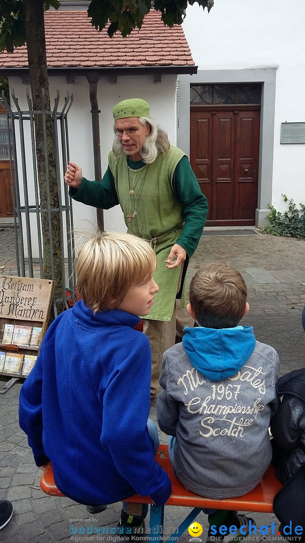 Historischen Markttreiben zu Meersburg: Meersburg am Bodensee, 10.10.2015