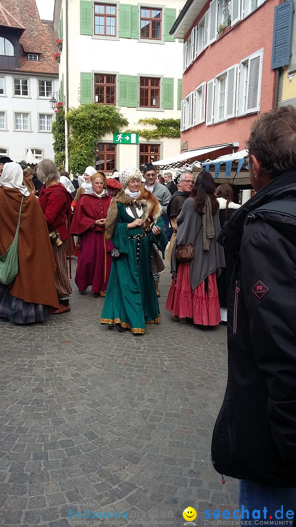 Historischen Markttreiben zu Meersburg: Meersburg am Bodensee, 10.10.2015