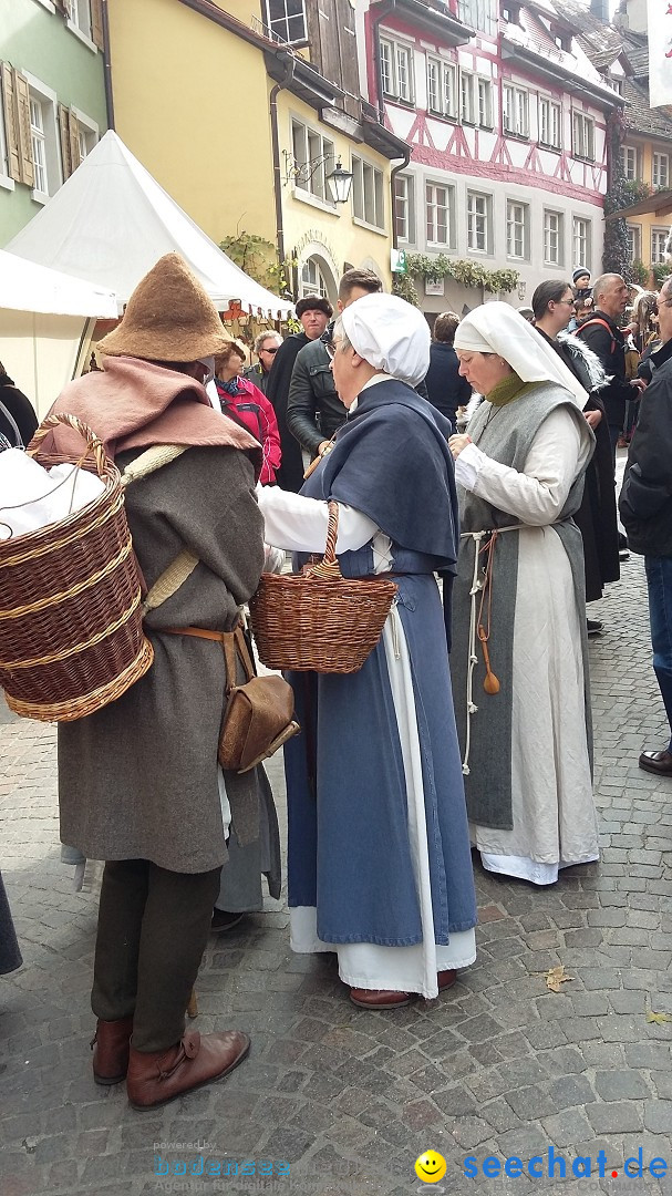 Historischen Markttreiben zu Meersburg: Meersburg am Bodensee, 10.10.2015