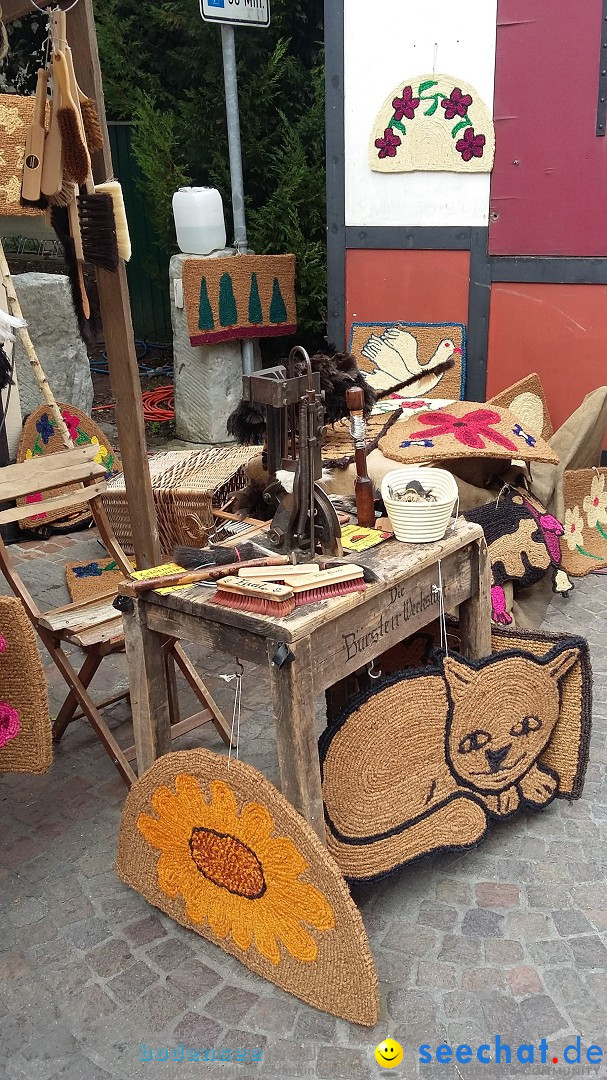 Historischen Markttreiben zu Meersburg: Meersburg am Bodensee, 10.10.2015