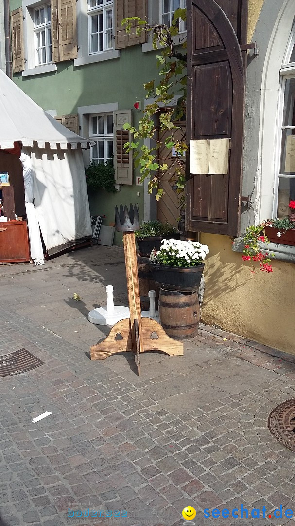 Historischen Markttreiben zu Meersburg: Meersburg am Bodensee, 10.10.2015