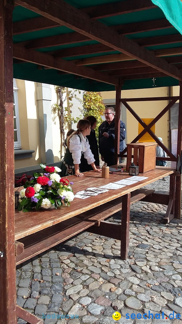 Historischen Markttreiben zu Meersburg: Meersburg am Bodensee, 10.10.2015