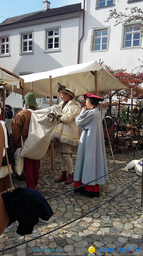 Historischen Markttreiben zu Meersburg: Meersburg am Bodensee, 10.10.2015